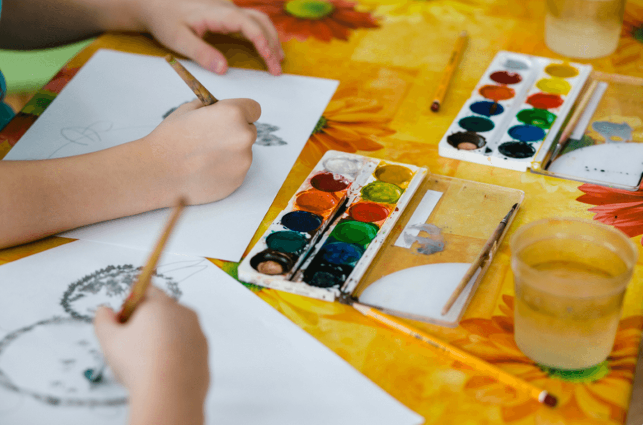 arts and crafts are fun school holiday activities to try with your loved ones